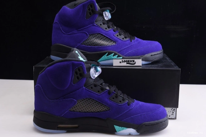 Rep MAX 136027-500 Retro Air Jordan Alternate 5 Grape 0715